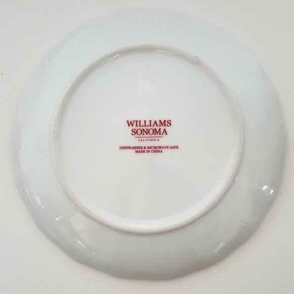 NEW Williams Sonoma Twas The Night Before Santa Coming To Town Salad Plate - Picture 2 of 2